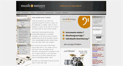 Desktop Screenshot of musikmeister.ch
