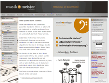 Tablet Screenshot of musikmeister.ch